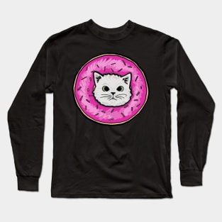 Donut kitty Long Sleeve T-Shirt